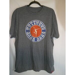 Mens Dave Matthews Band Graphic T-Shirt Short Sleeve‎ Gray Tee XXL